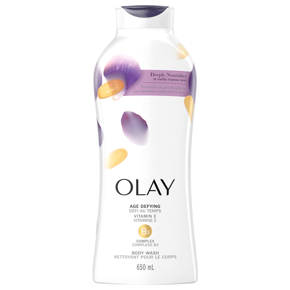 slide 1 of 8, Olay Age Defying Body Wash with Vitamin E - 22 fl oz, 22 fl oz