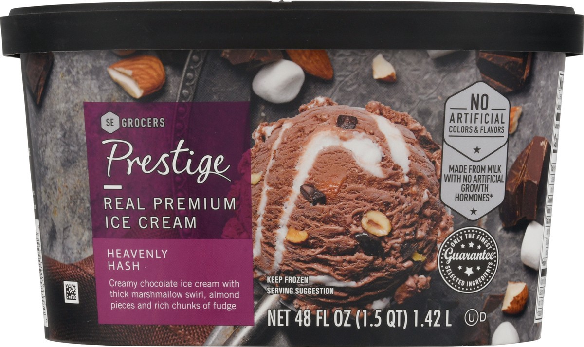 slide 9 of 9, Prestige Real Premium Ice Cream Heavenly Hash, 48 oz