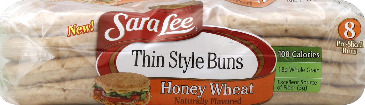 slide 4 of 5, Sara Lee Honey Wheat Thins, 8 ct