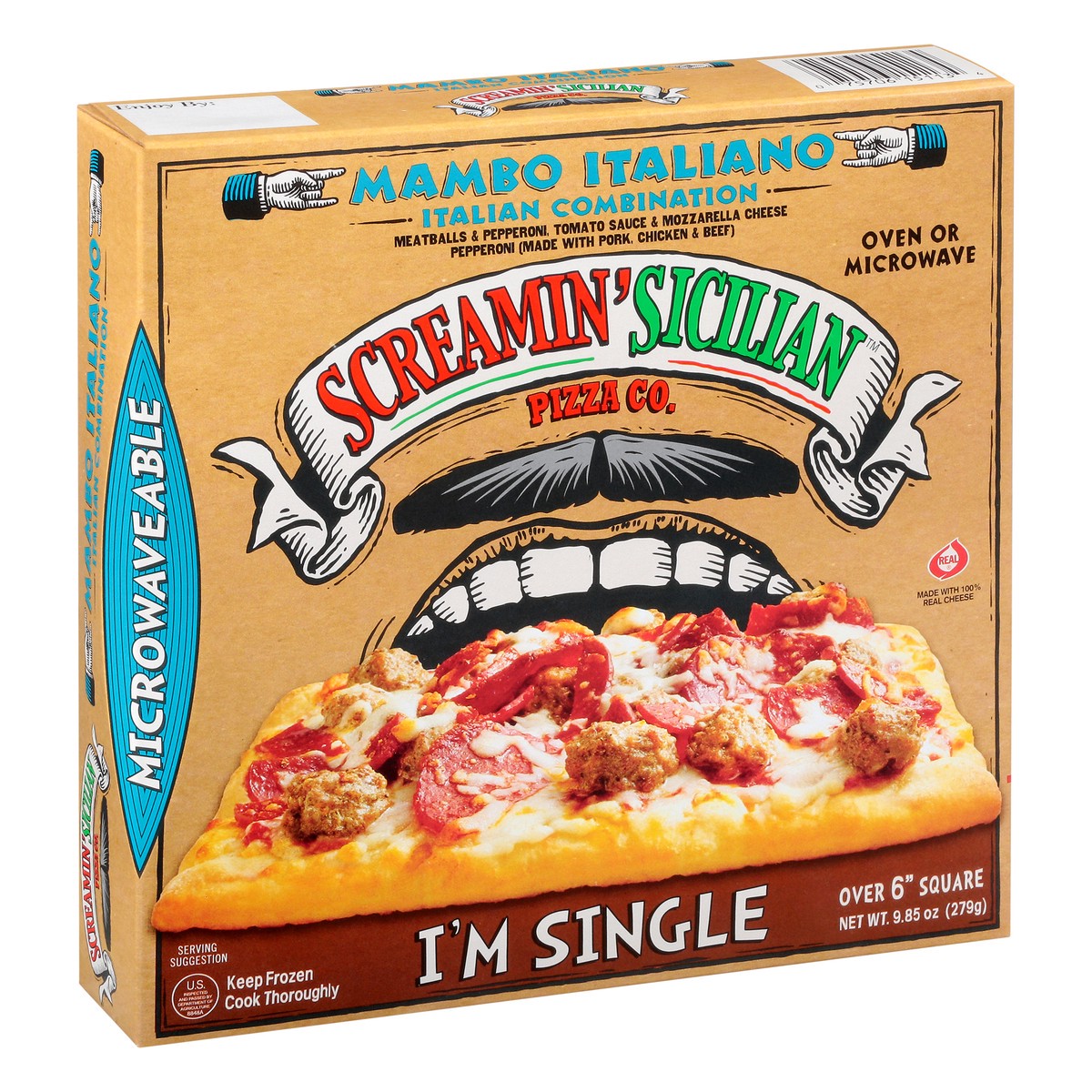 slide 5 of 13, Screamin' Sicilian I''m Single Italian Combination Pizza 9.85 oz, 9.85 oz