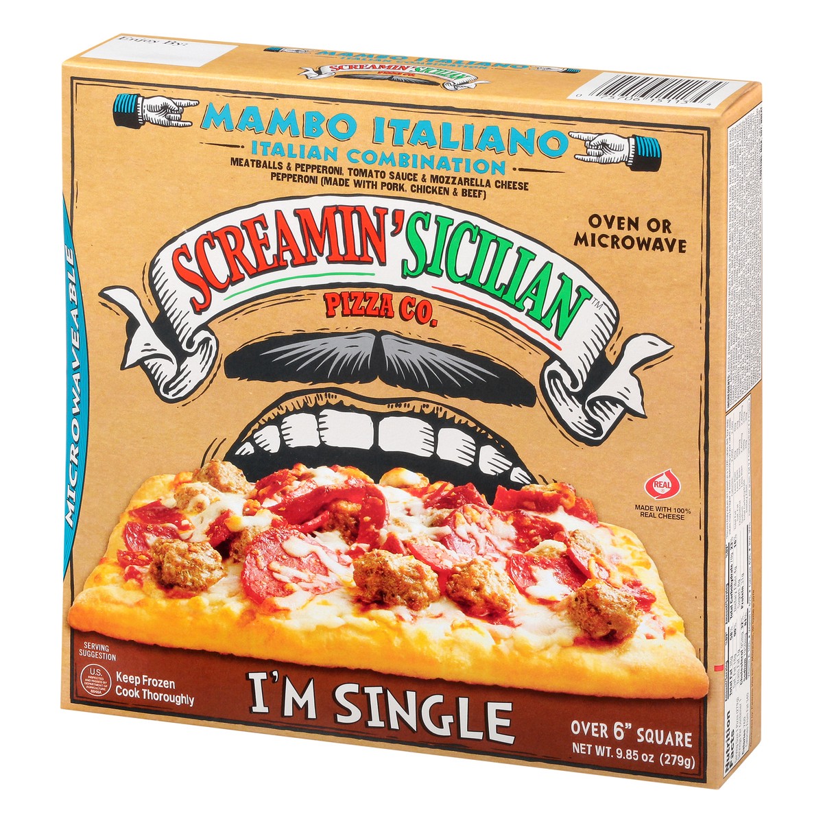 slide 10 of 13, Screamin' Sicilian I''m Single Italian Combination Pizza 9.85 oz, 9.85 oz