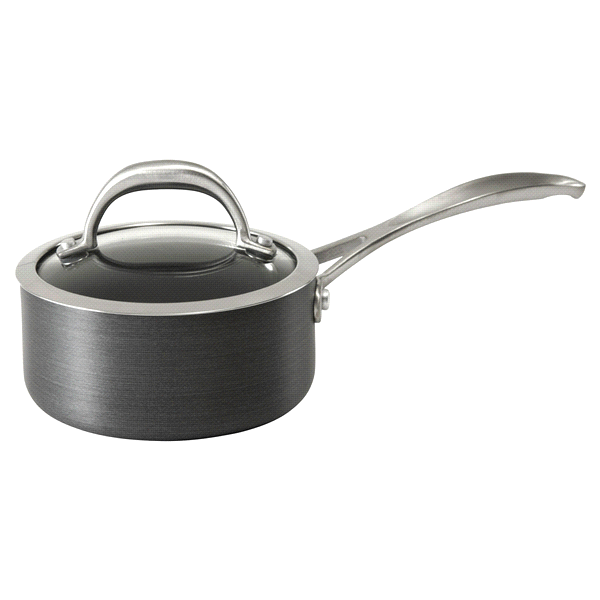 slide 1 of 1, Grand Gourmet Hard Anodized Sauce Pan, 1 qt