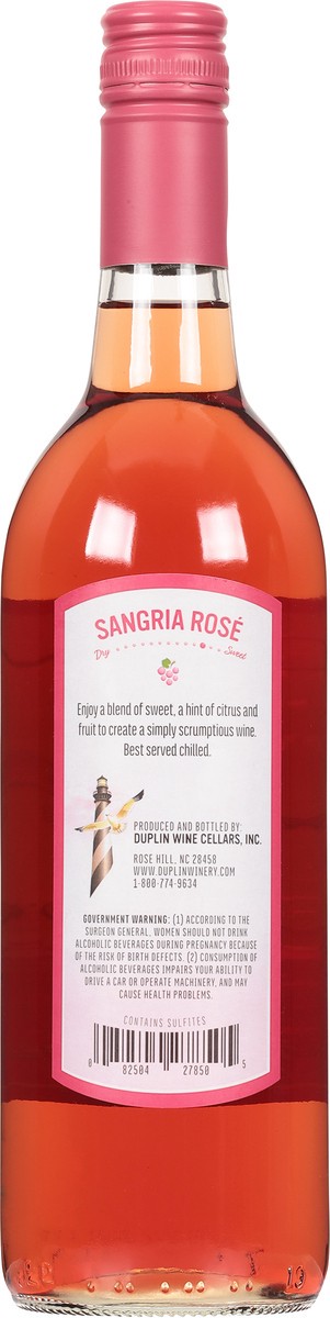 slide 6 of 9, Duplin Winery Duplin Sangria Rose 750 ml Bottle, 750 ml