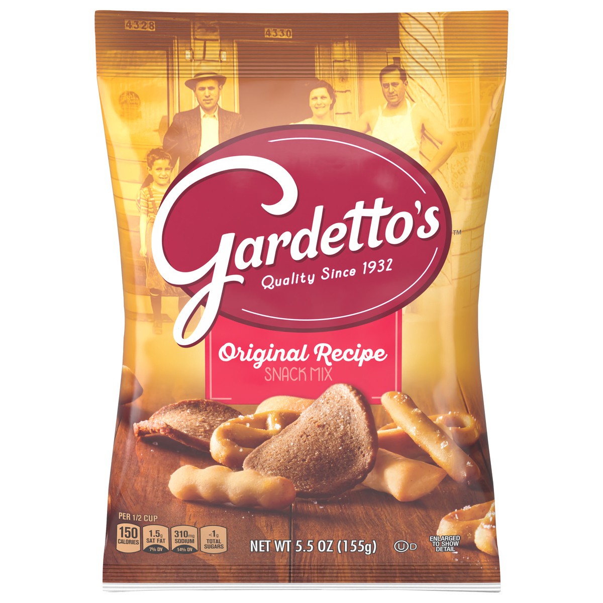 slide 1 of 14, Gardetto's Snak-Ens Original Recipe Snack Mix, 5.5 Oz, 1 ct