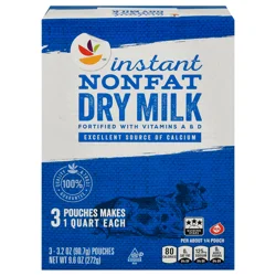Giant Non Fat Instant Dry Milk - 3 ct