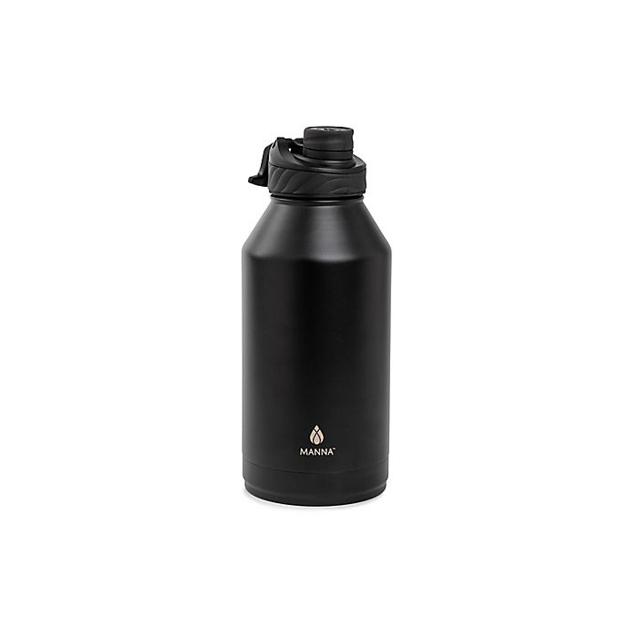 slide 1 of 1, Manna Organics Convoy Water Bottle - Black, 64 oz