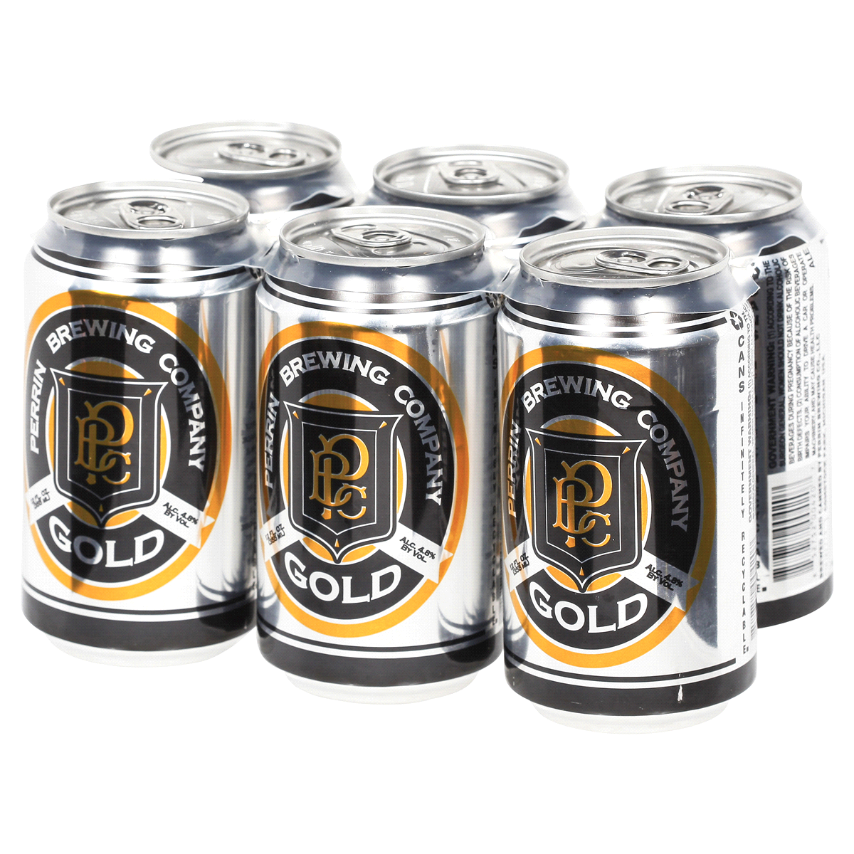 slide 6 of 6, Perrin Gold Ale 6 Pack 12 oz can, 12 oz