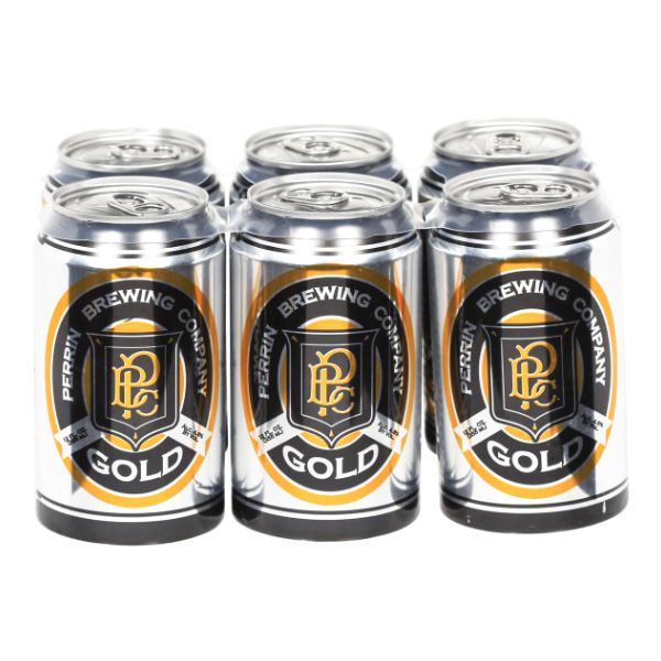 slide 1 of 6, Perrin Gold Ale 6 Pack 12 oz can, 12 oz