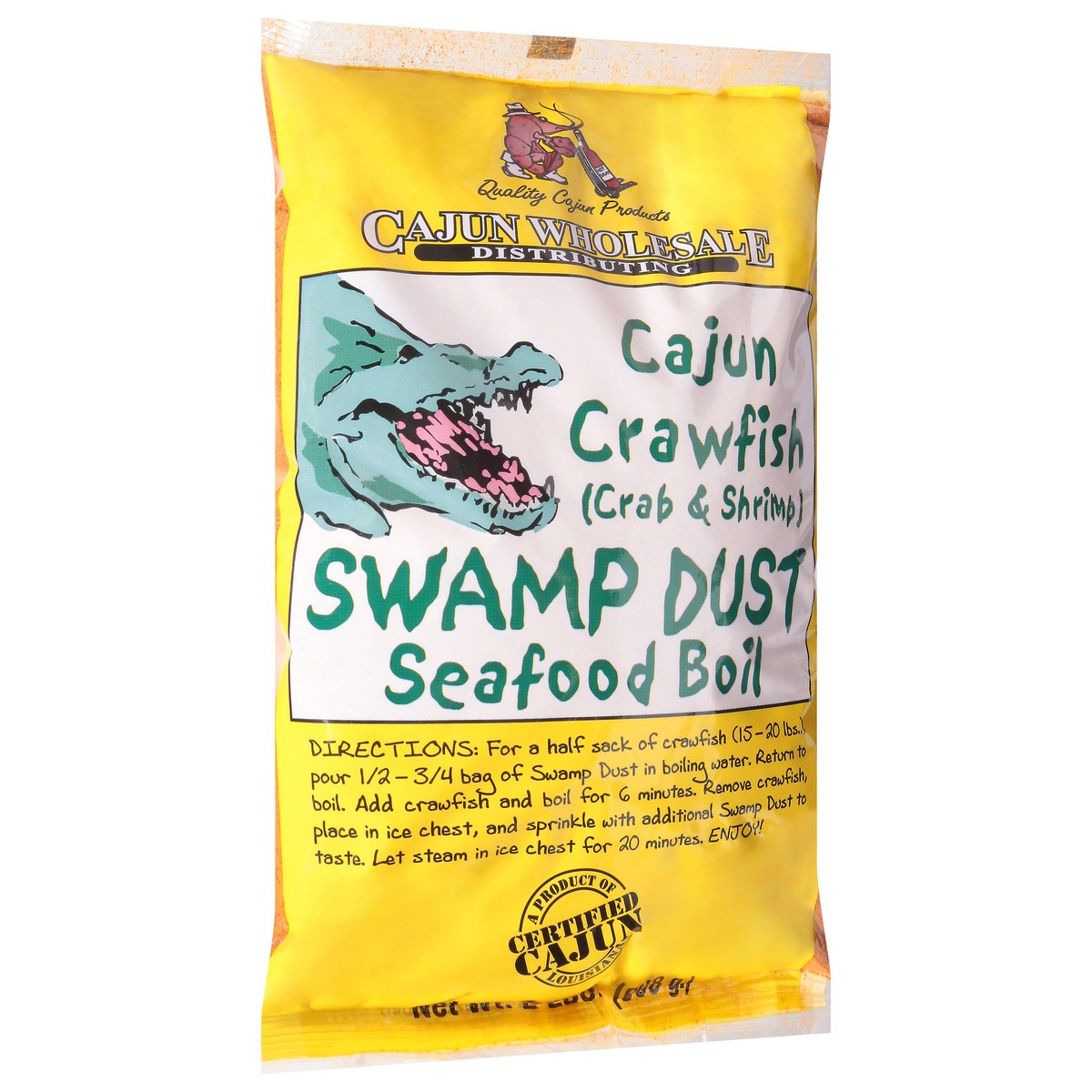 slide 4 of 12, Cajun Wholesale Distributing Cajun Crawfish Swamp Dust Seafood Boil 2 lb, 2 lb