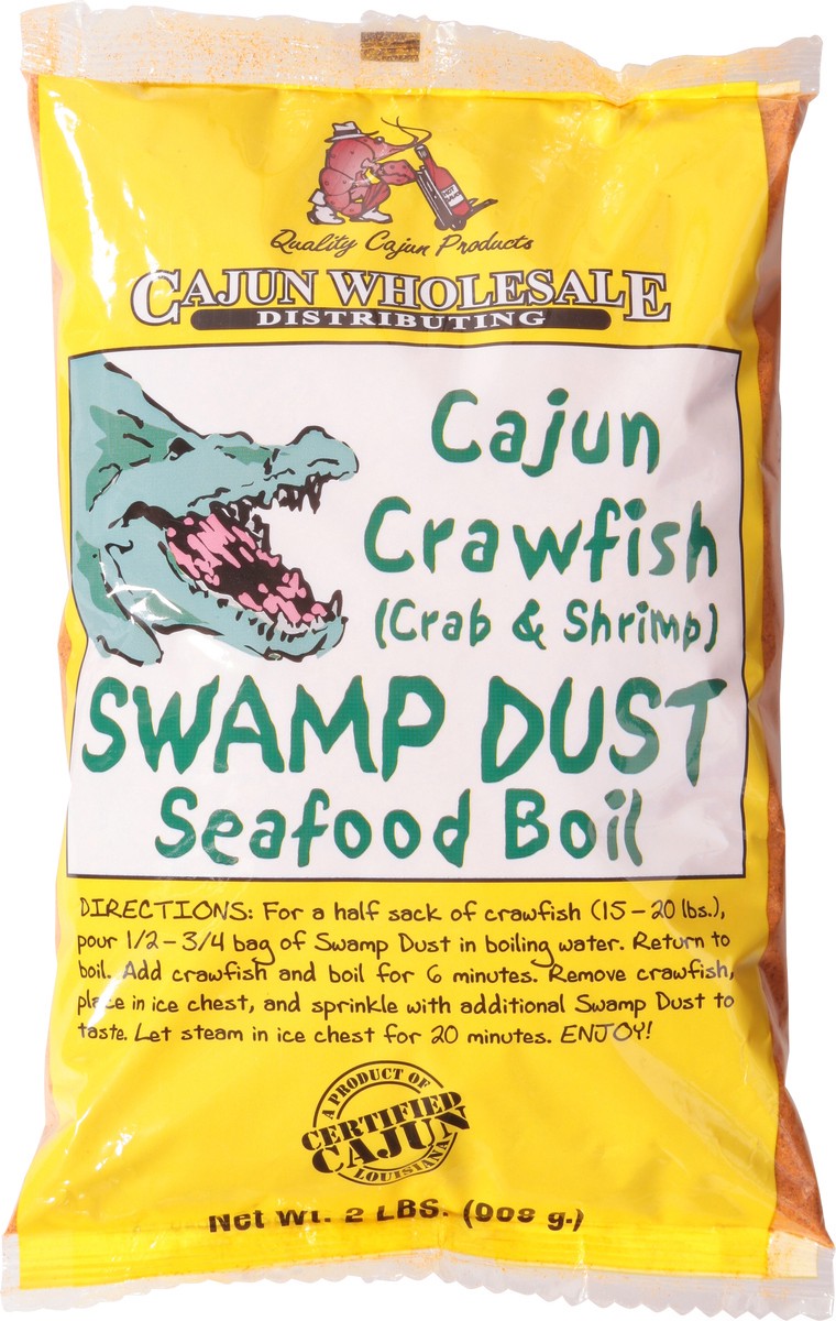 slide 8 of 12, Cajun Wholesale Distributing Cajun Crawfish Swamp Dust Seafood Boil 2 lb, 2 lb