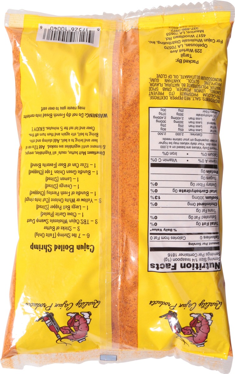 slide 12 of 12, Cajun Wholesale Distributing Cajun Crawfish Swamp Dust Seafood Boil 2 lb, 2 lb