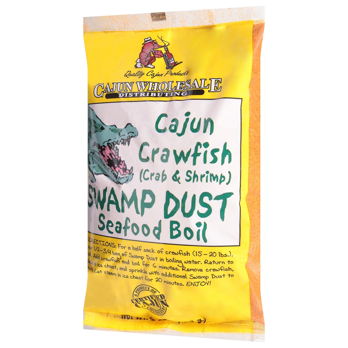 slide 6 of 12, Cajun Wholesale Distributing Cajun Crawfish Swamp Dust Seafood Boil 2 lb, 2 lb