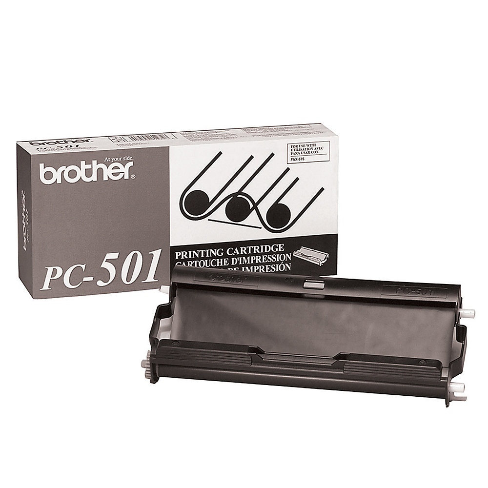 slide 1 of 4, Brother Pc-501 Black Thermal Cartridge, 1 ct