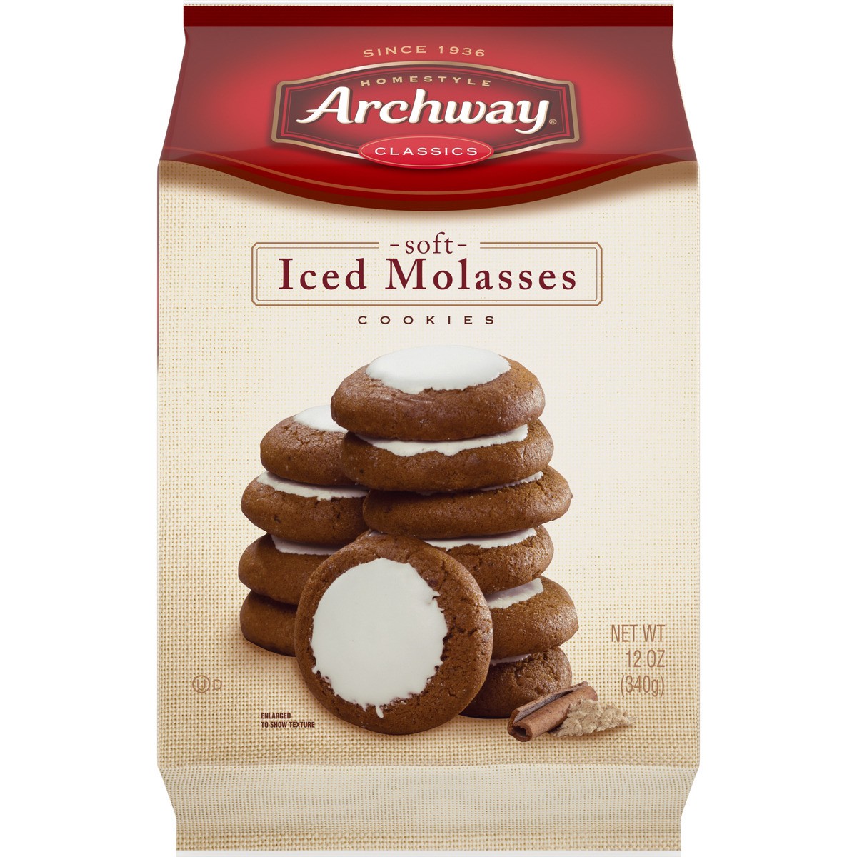 slide 1 of 5, Archway Cookies Classic Soft Iced Molasses Cookies - 12 oz, 12 oz