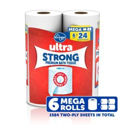 Kroger Ultra Strong Mega Roll Toilet Paper