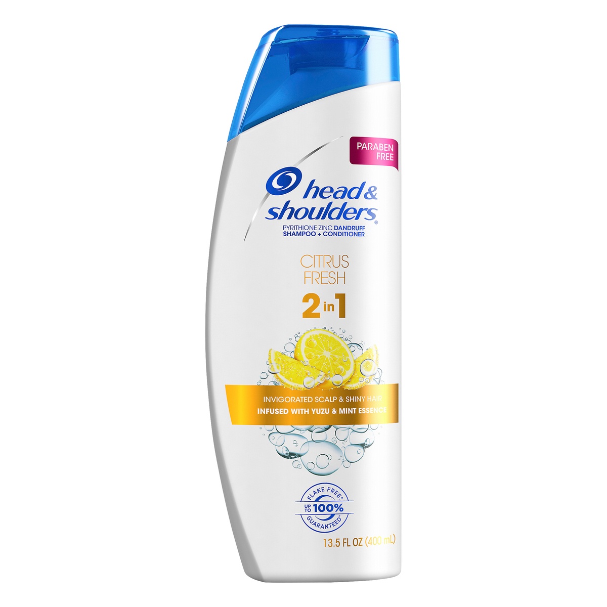 slide 1 of 1, Head & Shoulders 2 in 1 Citrus Fresh Shampoo + Conditioner 13.5 oz, 13.5 fl oz