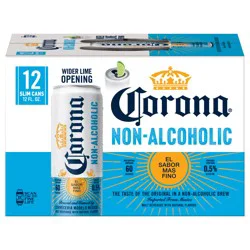 Corona Non-Alcoholic Malt Beverage Mexican Import Brew, 12 Pack 12 fl oz Cans