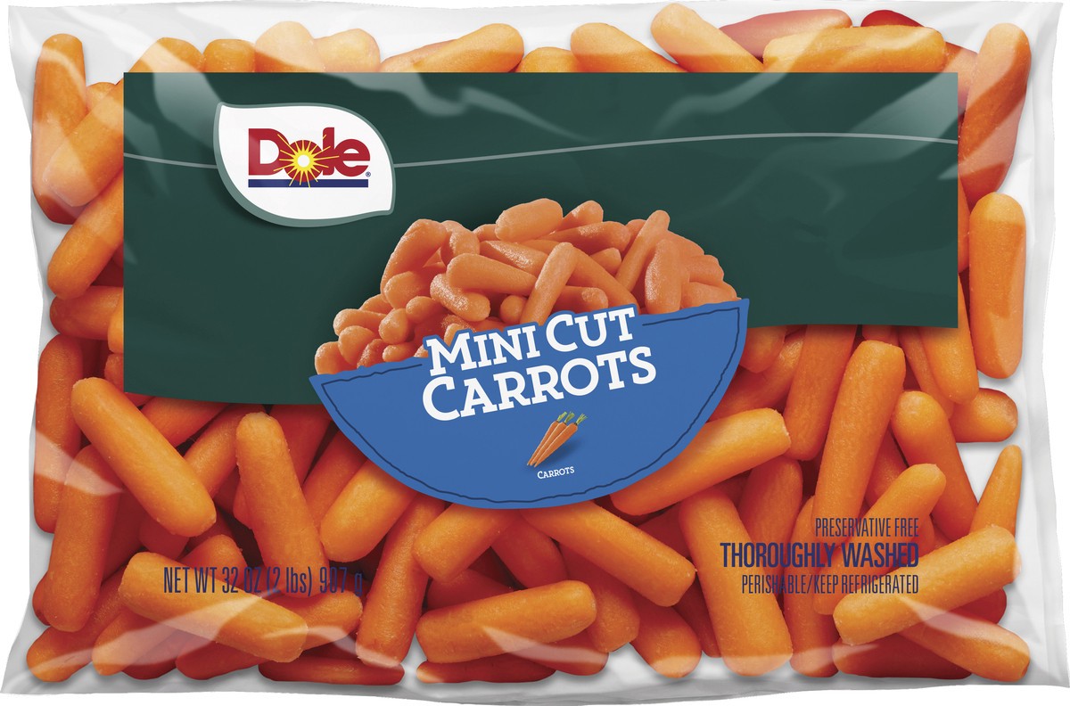 slide 2 of 3, Green Giant Dole Carrots, Mini Cut, 32 ct