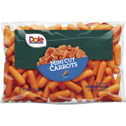 slide 1 of 3, Green Giant Dole Carrots, Mini Cut, 32 ct