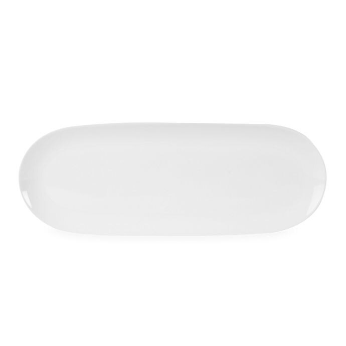 slide 1 of 1, Everyday White by Fitz and Floyd Coupe Oval Platter, 14.5 in