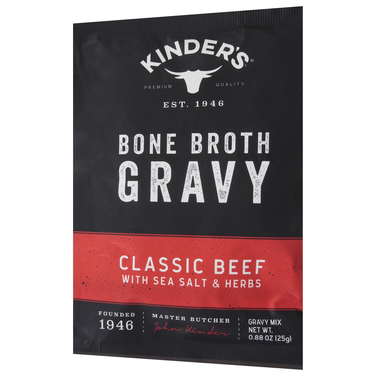 slide 3 of 14, Kinder's Bone Broth Classic Beef Gravy 0.88 oz, 0.88 oz