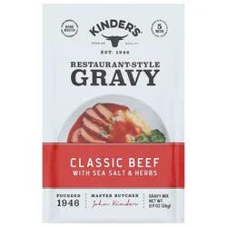 Kinder''s Restaurant-Style Classic Beef with Sea Salt & Herbs Gravy Mix 0.9 oz