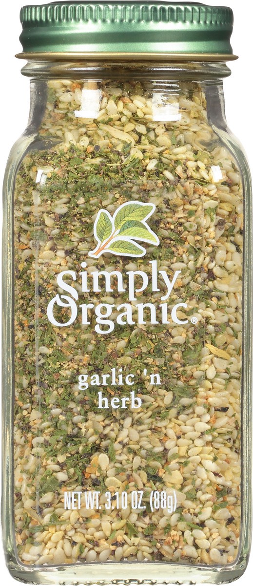 slide 12 of 13, Simply Organic Garlic'N Herb, 3.1 oz