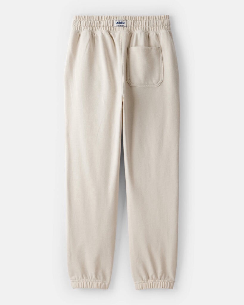 slide 2 of 3, Oshkosh Boys DayDream Fleece Active Drawstring Jogger - Cream Cream 5, 1 ct
