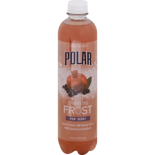 slide 2 of 2, Polar Frost Pomegranate Berry Sparkling Water, 17 oz