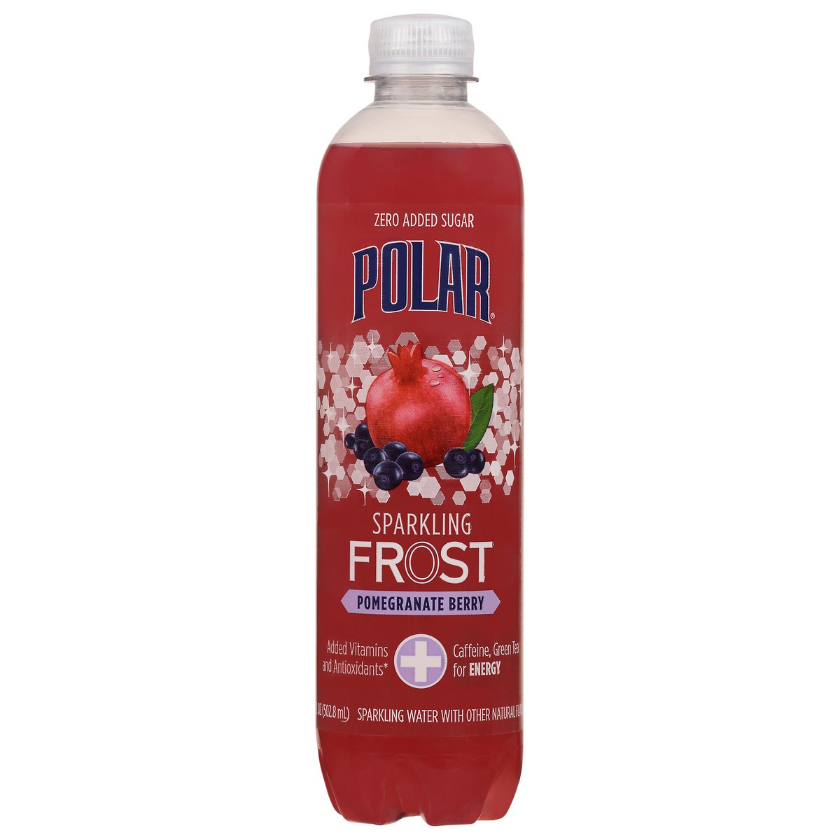 slide 1 of 2, Polar Frost Pomegranate Berry Sparkling Water, 17 oz