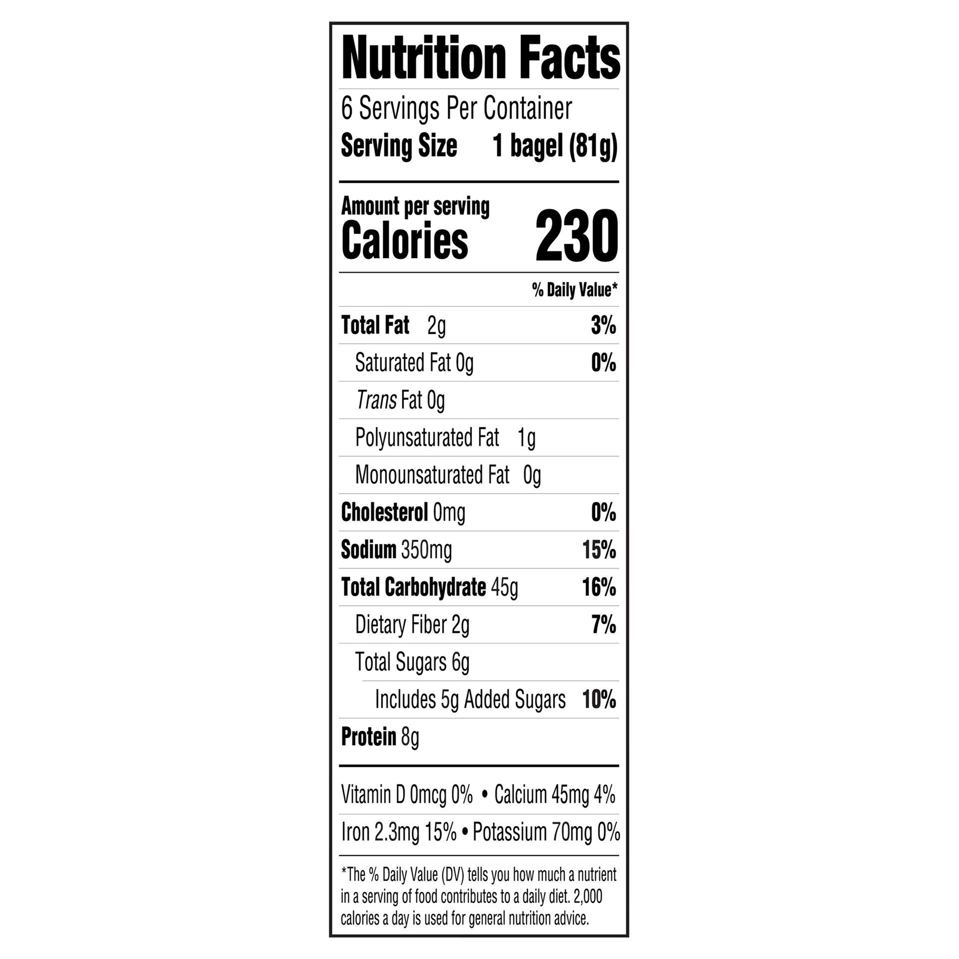 slide 2 of 4, Lender's Original Blueberry Refrigerated Bagels, 6 count, 17.1 oz, 17.1 oz