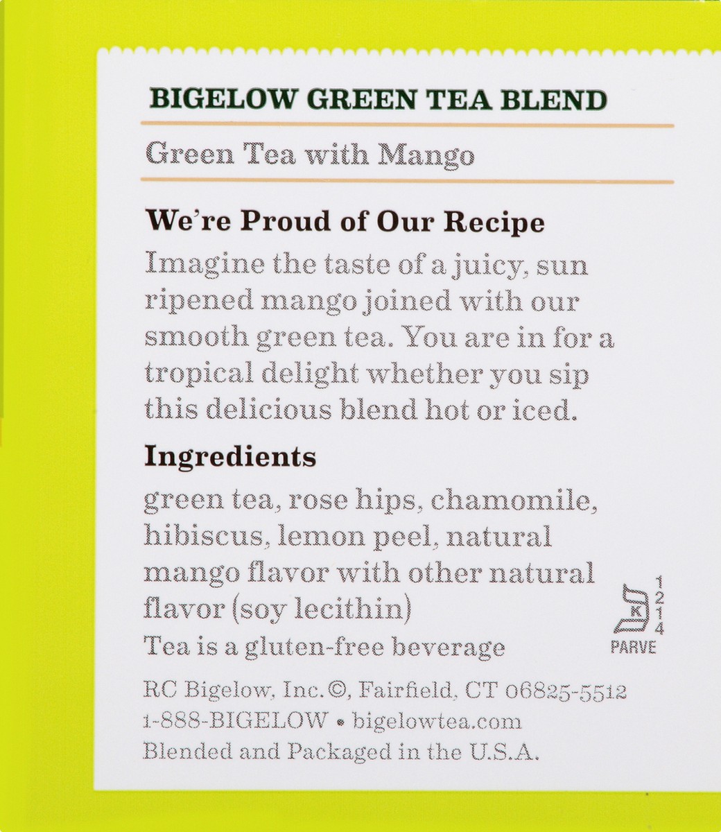 slide 3 of 12, Bigelow Tea W/Mango - 20 ct, 20 ct