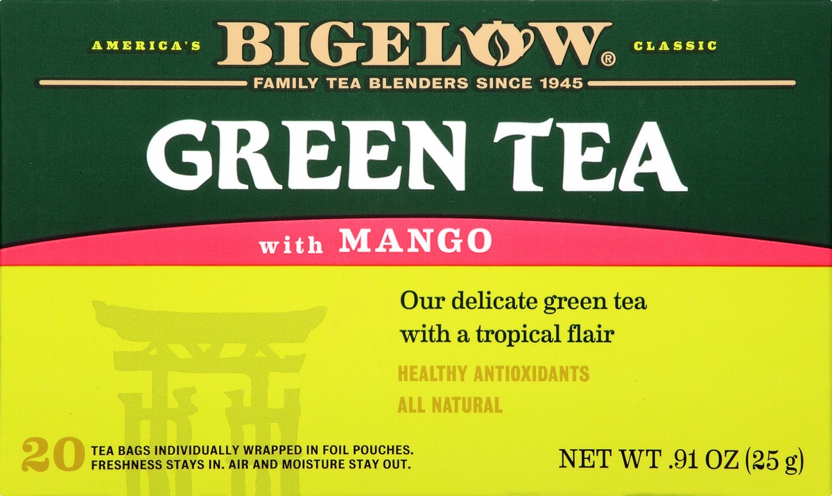 slide 9 of 12, Bigelow Tea W/Mango - 20 ct, 20 ct