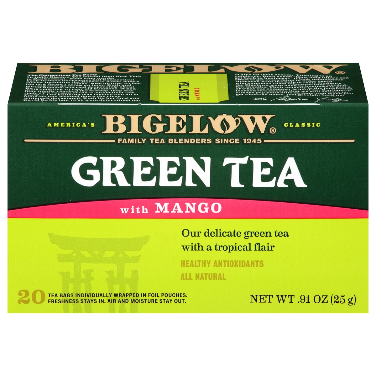 slide 10 of 12, Bigelow Tea W/Mango - 20 ct, 20 ct