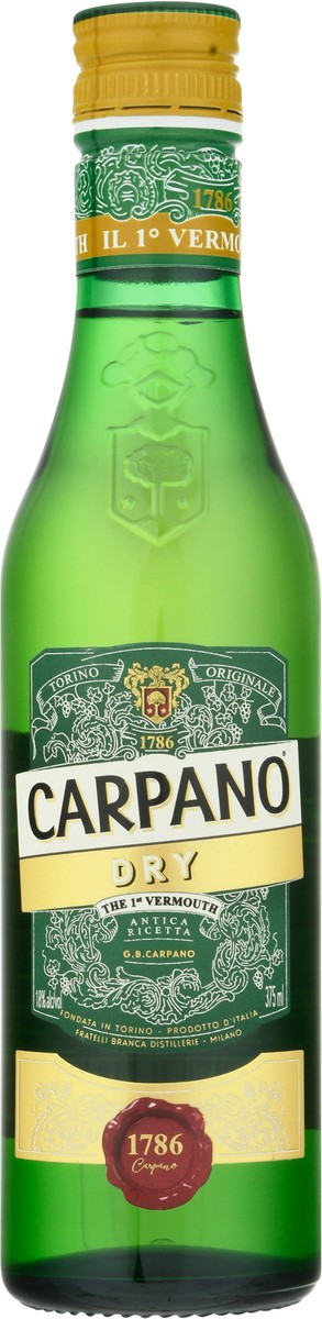 slide 6 of 10, Carpano Dry Vermouth 375 ml, 375 ml