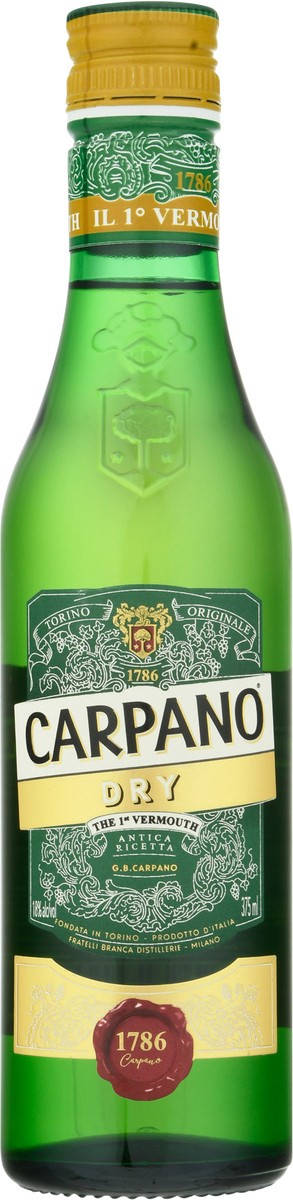 slide 8 of 10, Carpano Dry Vermouth 375 ml, 375 ml