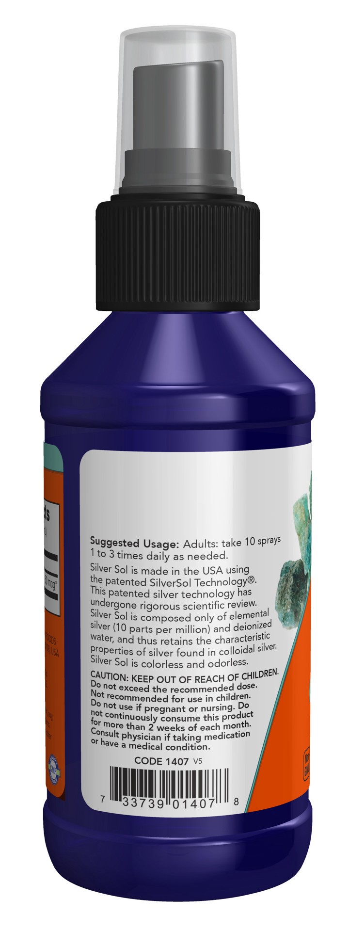 slide 2 of 4, NOW Silver Sol Spray - 4 fl. oz., 1 ct