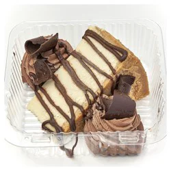 Giant Eagle Bakery Chocolate Cheesecake Slice