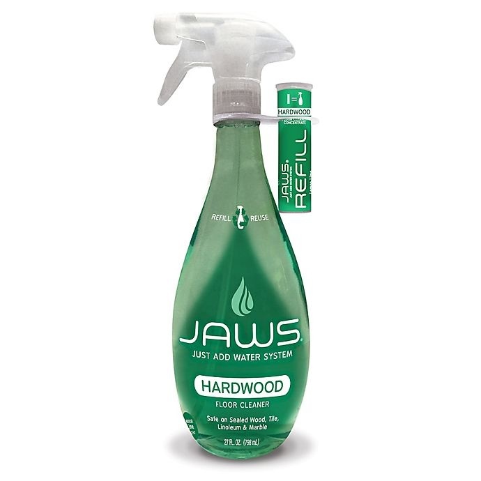 slide 1 of 1, JAWS Streak-Free High-Performance Hardwood Floor Cleaner Starter Pack, 27 fl oz