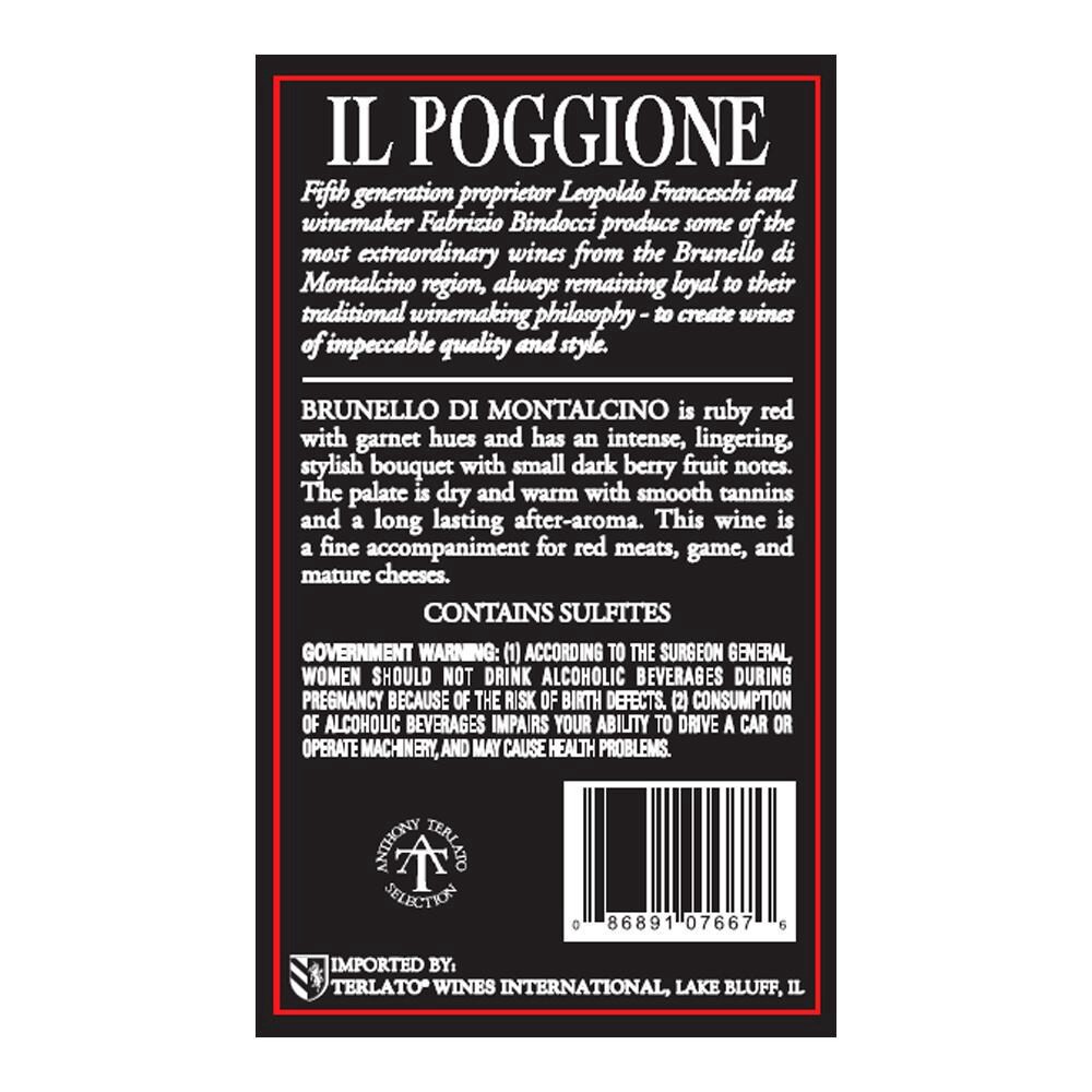 slide 1 of 2, il Poggione Brunello Di Montalcino Wine, 750 ml
