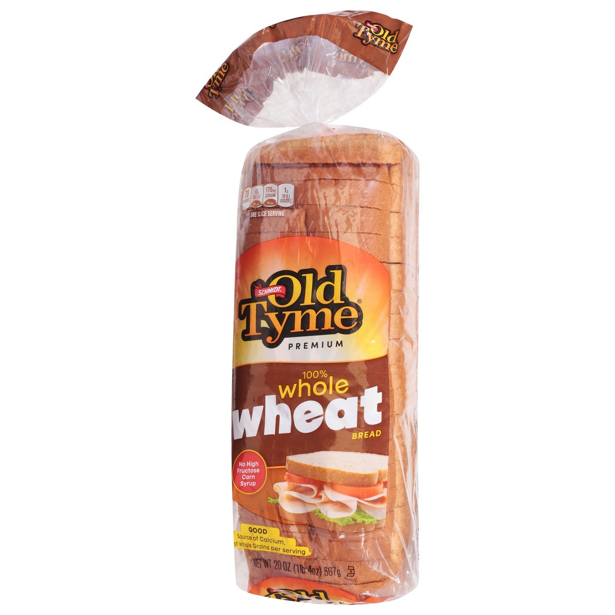 slide 10 of 14, Old Tyme Premium 100% Whole Wheat Bread 20 oz, 20 oz