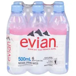Evian Natural Spring Water