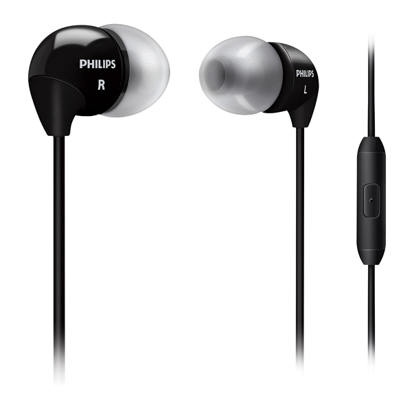 slide 1 of 1, Philips Black In-Ear Headset SHE3595BK/28, 1 ct