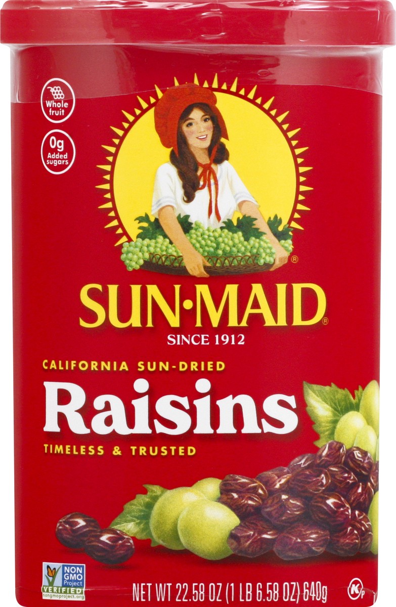 slide 12 of 13, Sun-Maid California Sun-Dried Raisins 22.58 oz, 22.58 oz