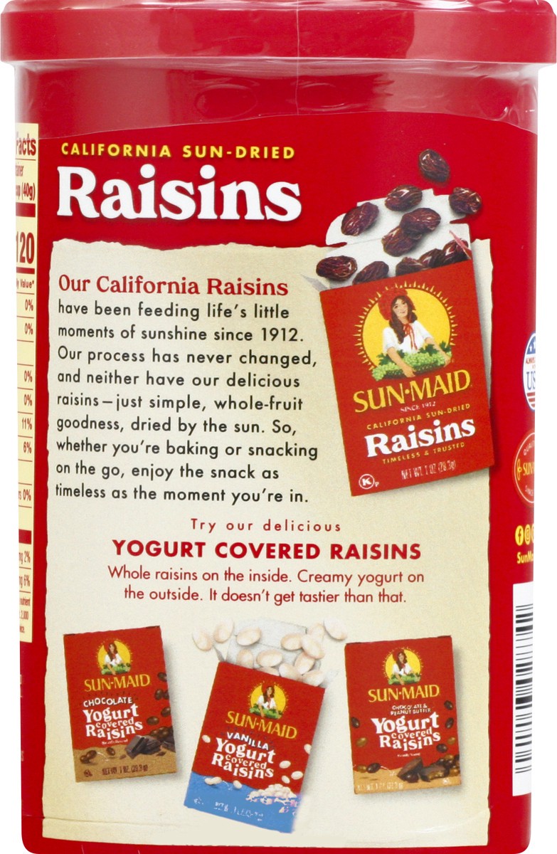 slide 7 of 13, Sun-Maid California Sun-Dried Raisins 22.58 oz, 22.58 oz