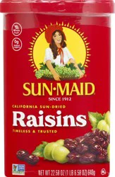 Sun-Maid California Sun-Dried Raisins 22.58 oz