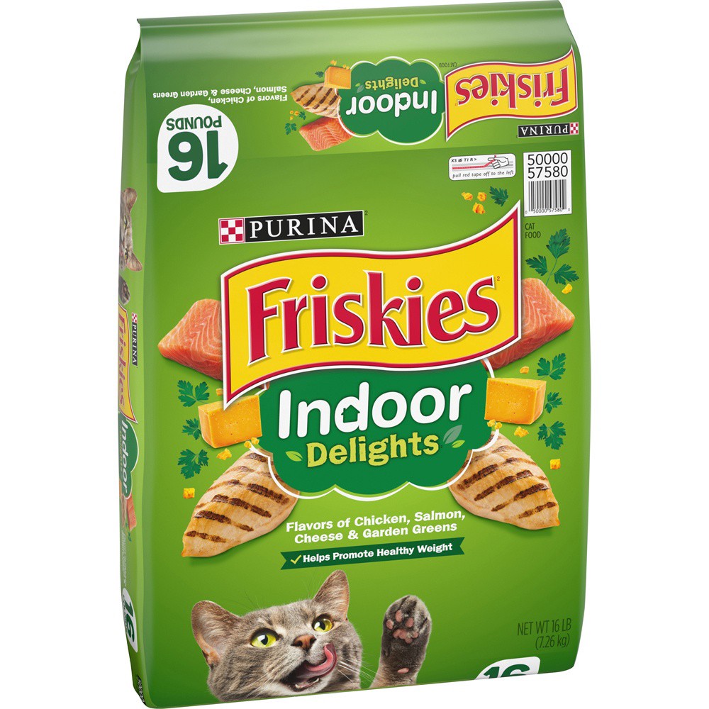 slide 9 of 9, Friskies Purina Friskies Indoor Dry Cat Food, Indoor Delights, 16 lb