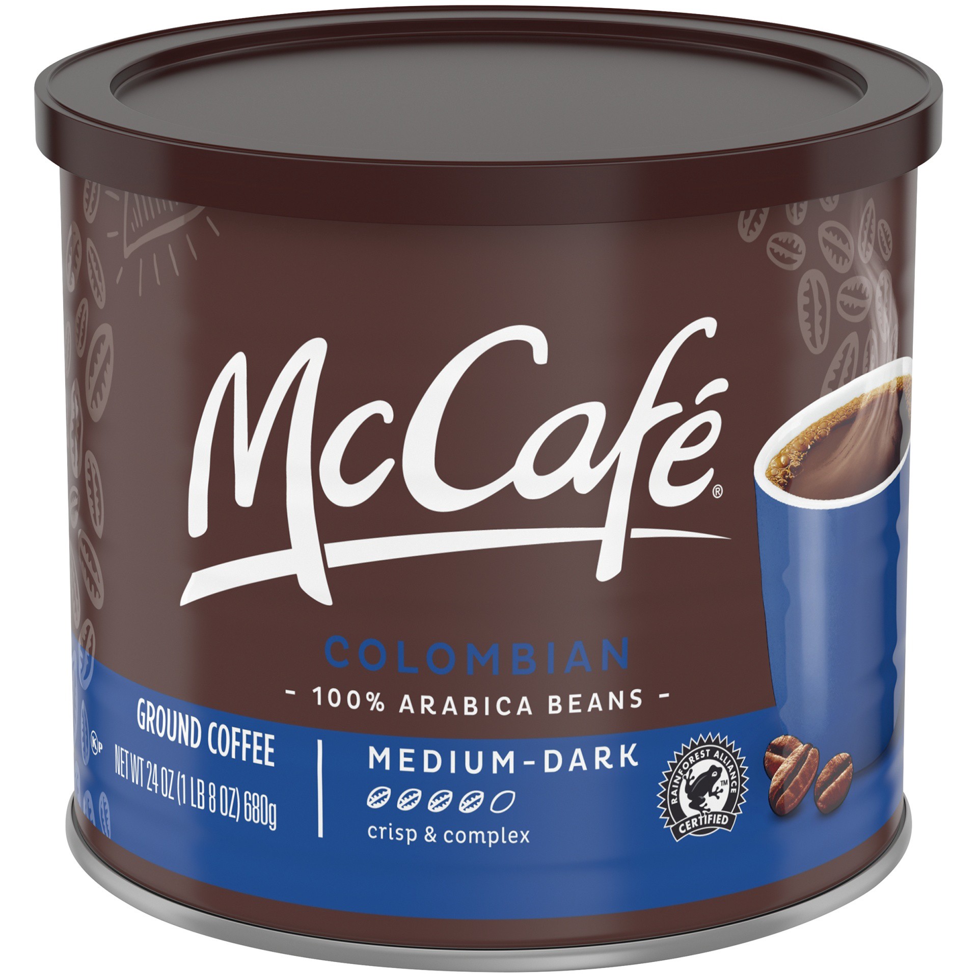 slide 1 of 6, McCafé Colombian - 24 oz, 24 oz