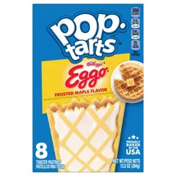 Pop-Tarts Eggo Frosted Maple Flavor Toaster Pastries