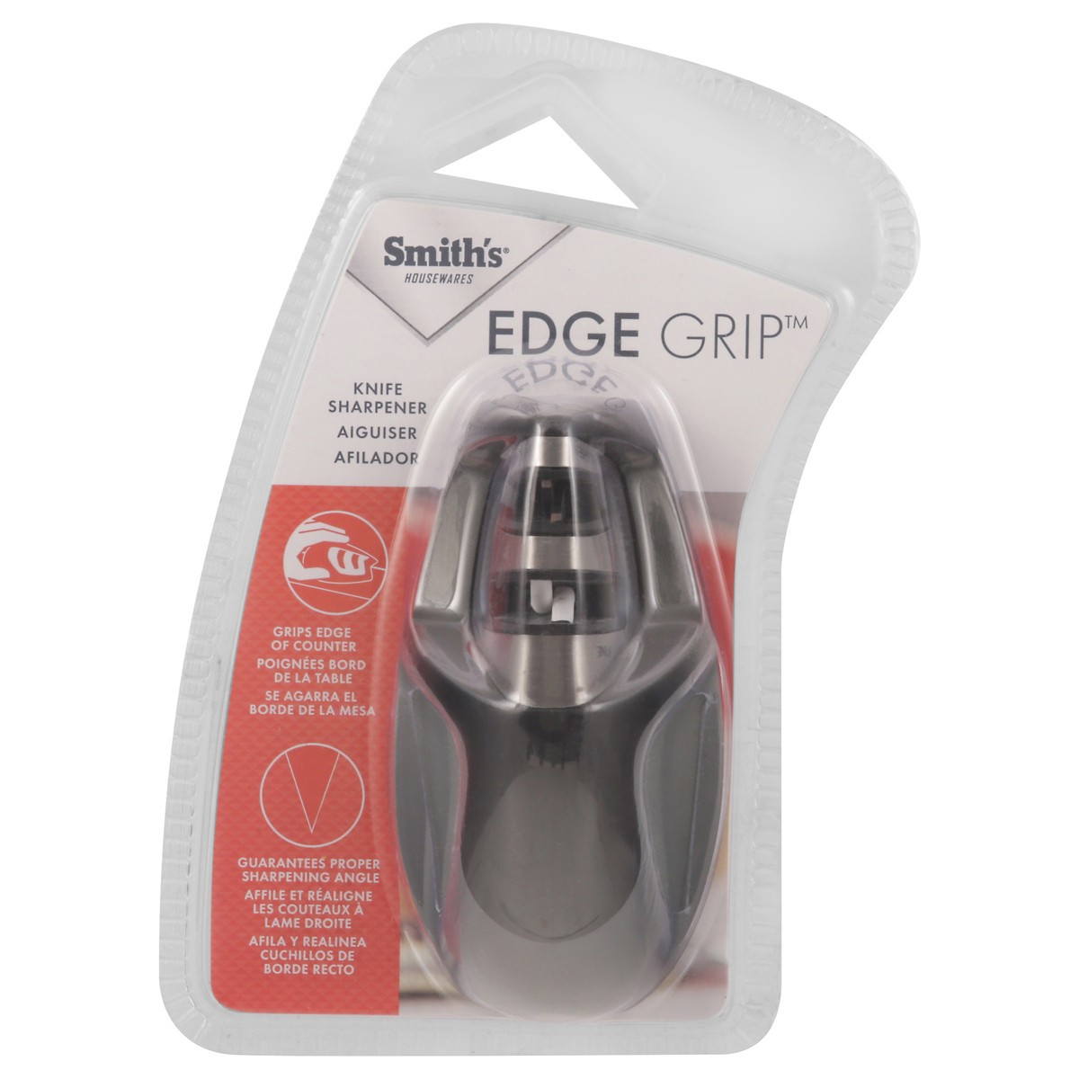 slide 1 of 11, Smith's Housewares Edge Grip Knife Sharpener 1 ea, 1 ct